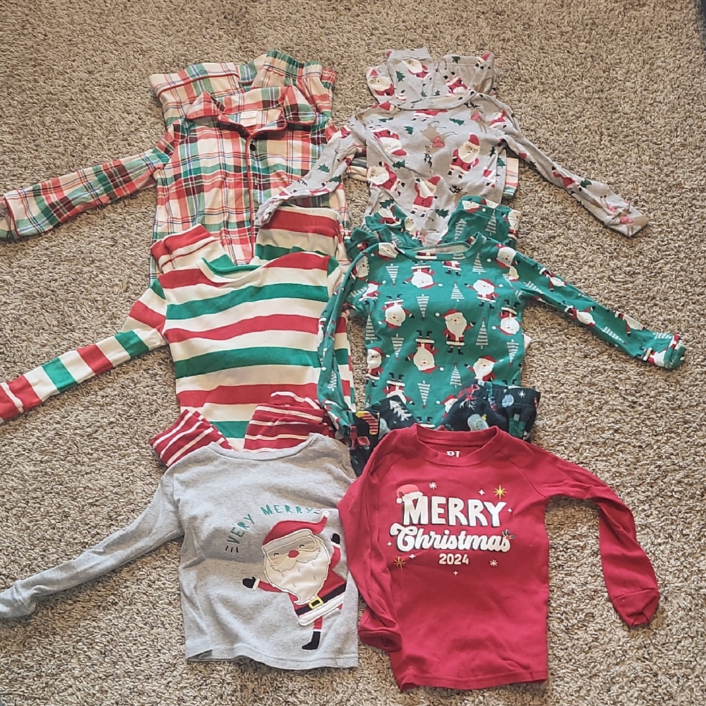 4T/4 Boys Christmas Pajama Bundle